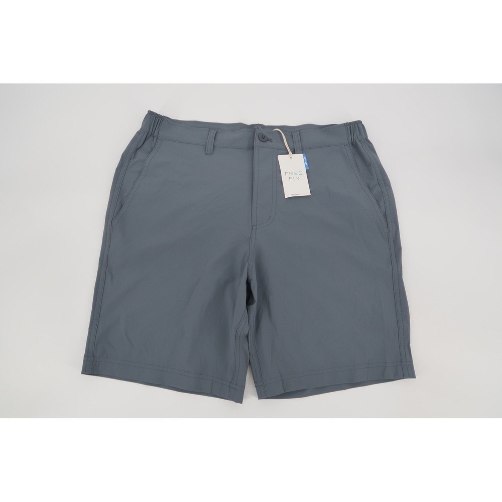 Free Fly Latitude Shorts Mens Small Slate Blue UPF 50+ Performance NEW